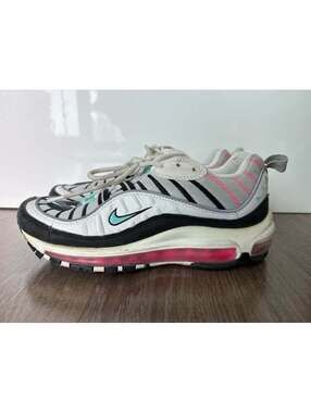 Nike Air Max 98 South Beach Athletic Running Shoes Size 7 EUR 38